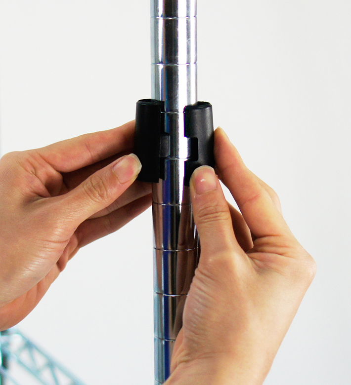 WIRE SHELVING SYSTEM MAZU SERIES SHELVING GARMENT RACK COLLAPSIBLE ...