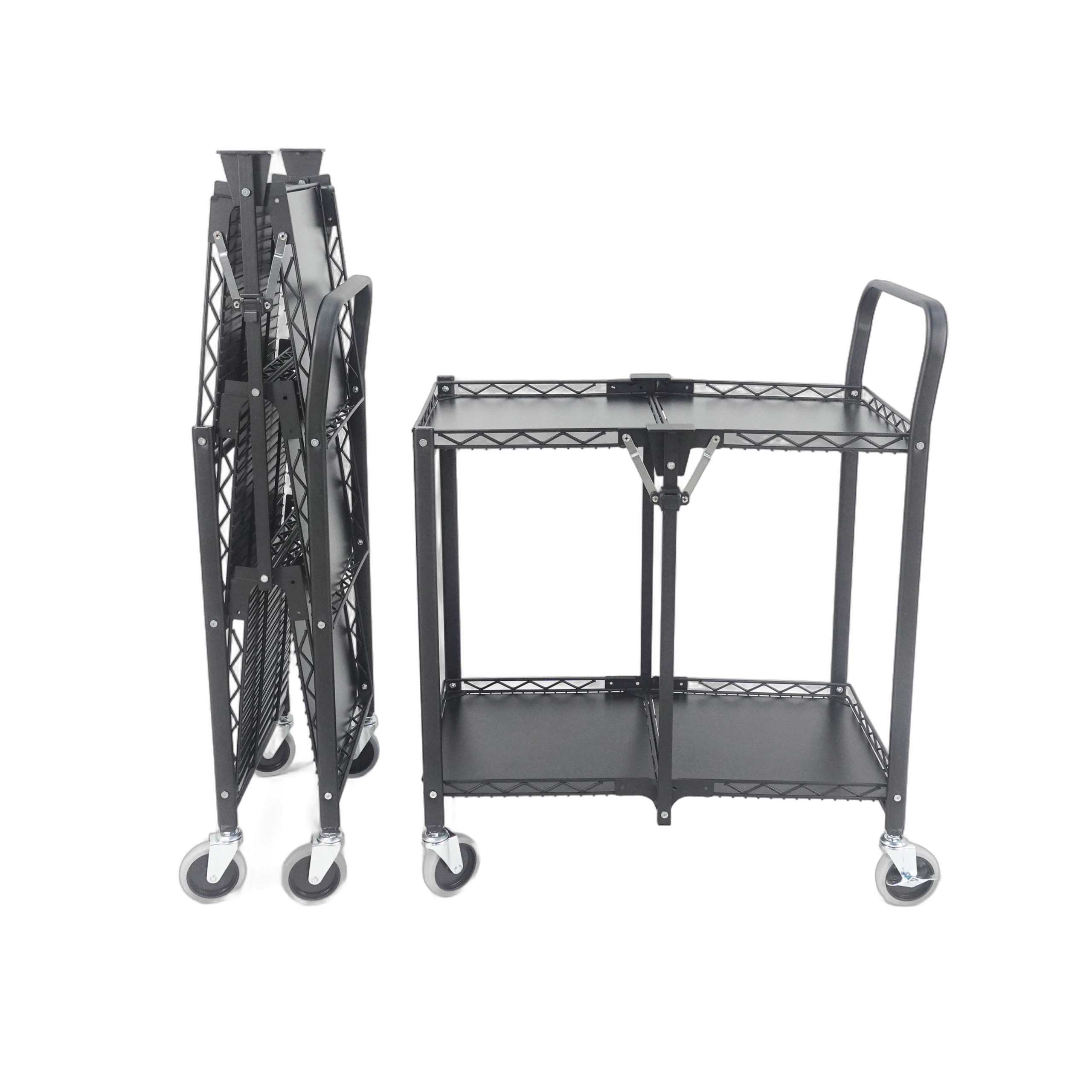 001170_DSC06482 Adjustable Steel Wire Shelving Cart