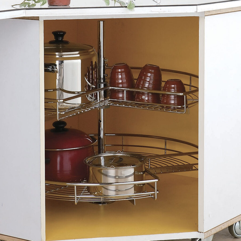 Pie Cut Lazy Susan for 800 mm Carcase