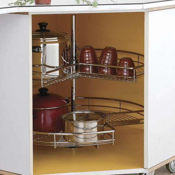 Pie Cut Lazy Susan for 800 mm Carcase