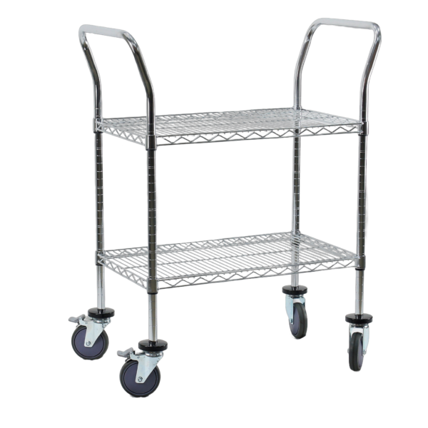 CT-RE-CH-1830_ST_01 Adjustable Steel Wire Shelving Cart