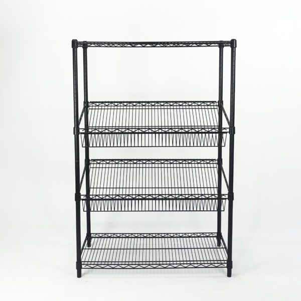 Wire Rack with Basket (1)