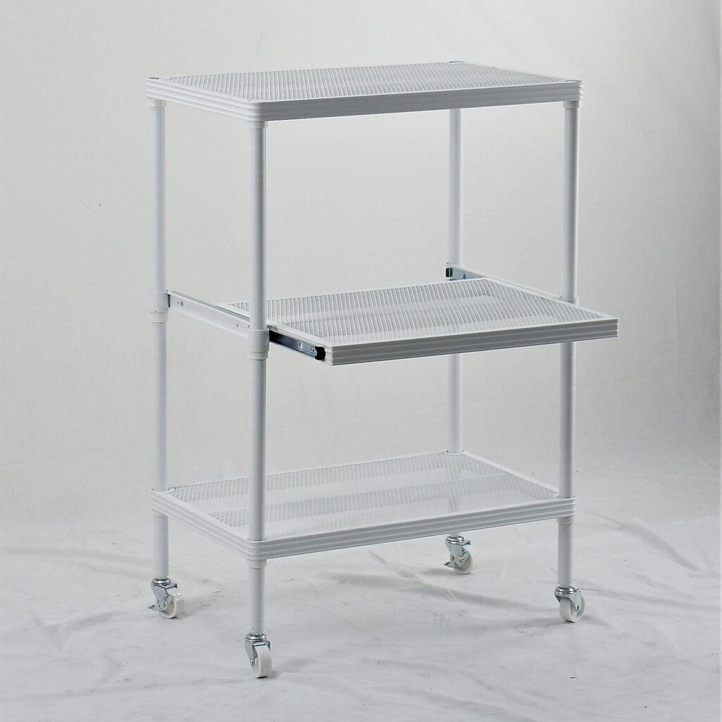 Fine Mesh Rack With Sliding Shelf