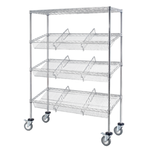 MG_9163-scaled Slanted Shelf Rack, Includes Wheels