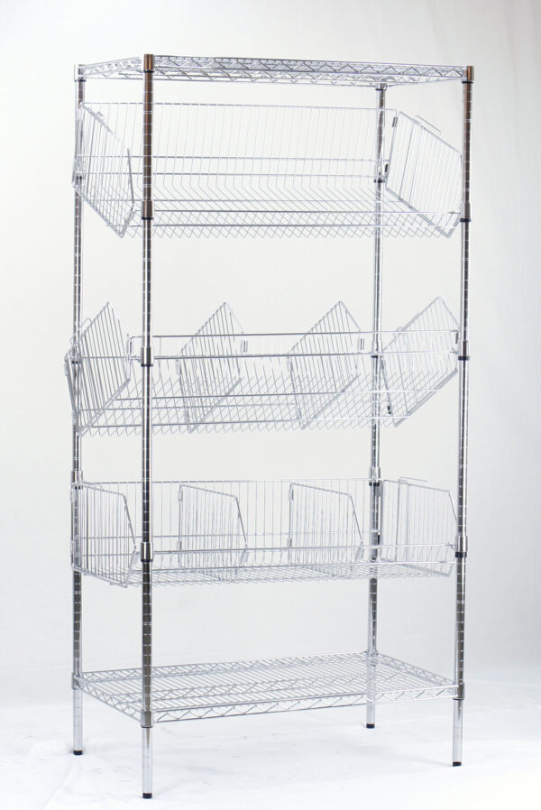 Wire Rack with Basket (2)