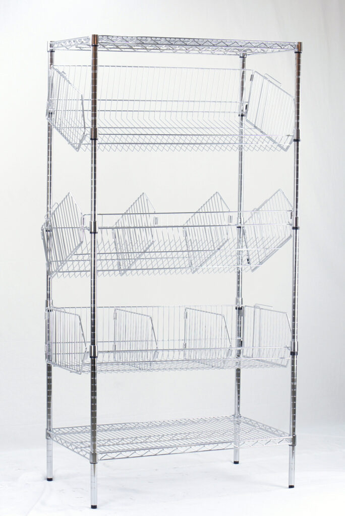 Wire Rack with Basket (2)