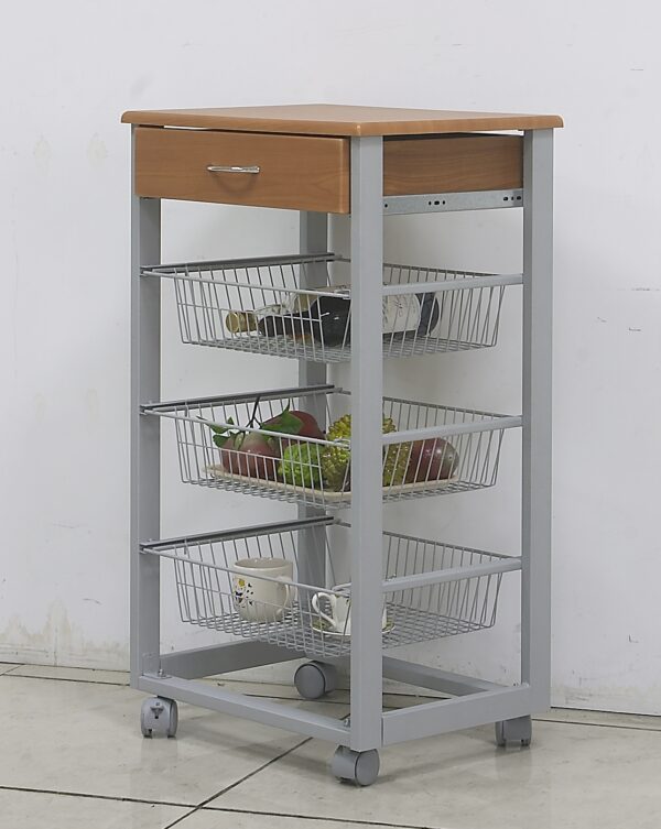 毅倫餐車砂烤銀漆-4-1 Kitchen Shelf (4)